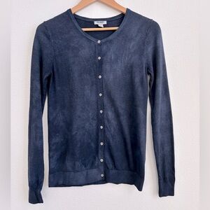Women’s size XS Old Navy hand dyed navy Cardigan